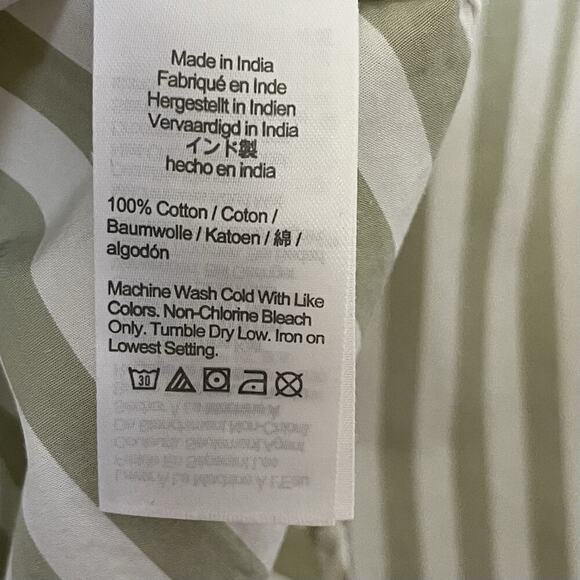 J Crew Women’s Striped Cotton Poplin Button Shirt Size 2 Academia Preppy Office - Picture 7 of 8